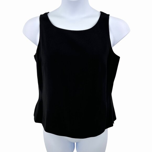 AMANDA SMITH SUITS BLACK SLEEVELESS SHELL TOP - 12 - Picture 1 of 4